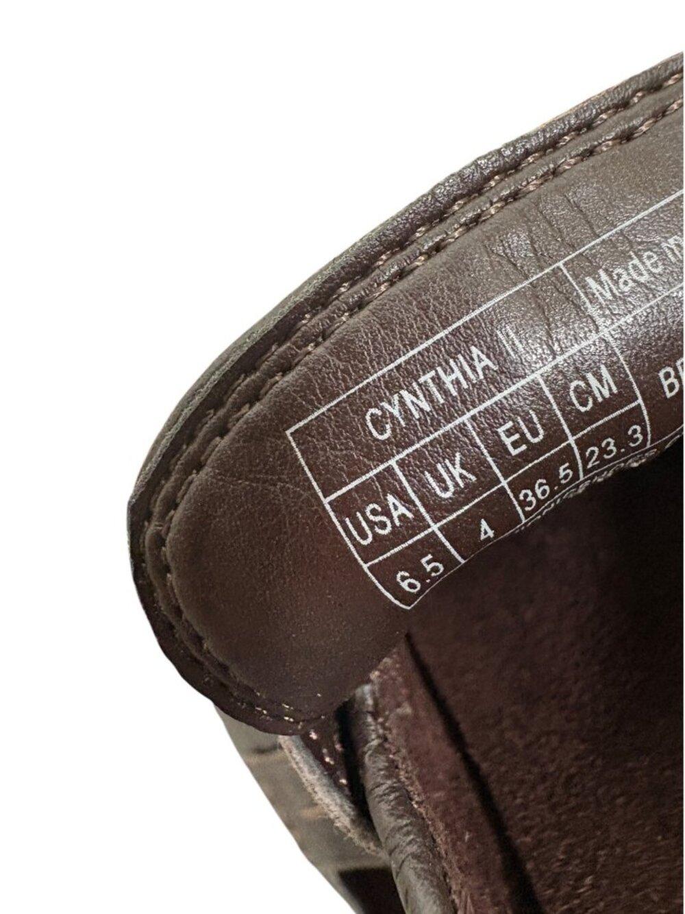 NEW Vionic Cynthia II Leather Loafer in Chocolate Size 6.5 - Picture 9 of 10